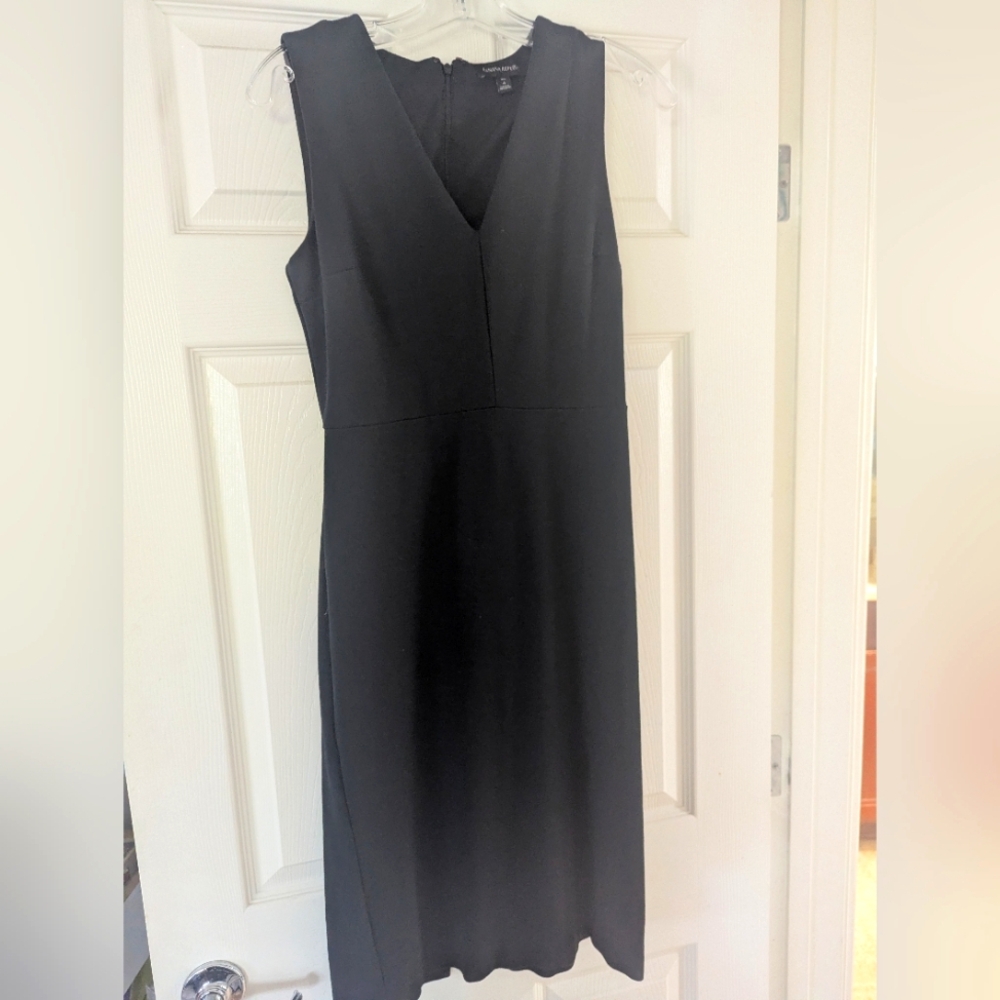 Banana Republic Black Sheath Dress Tall 4T EUC
